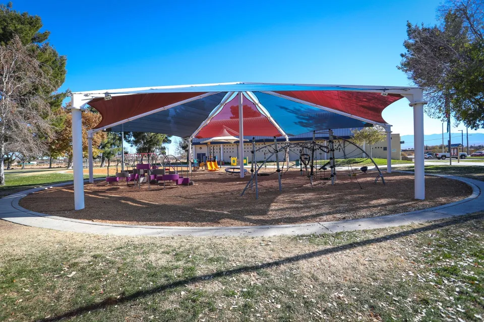 Playground at Jackie Robinson Park, Sun Village, California
